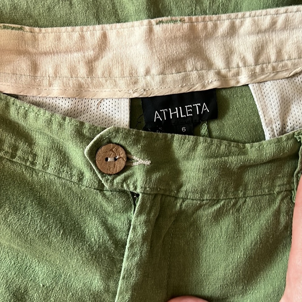 Green Scalloped Summer Skirt